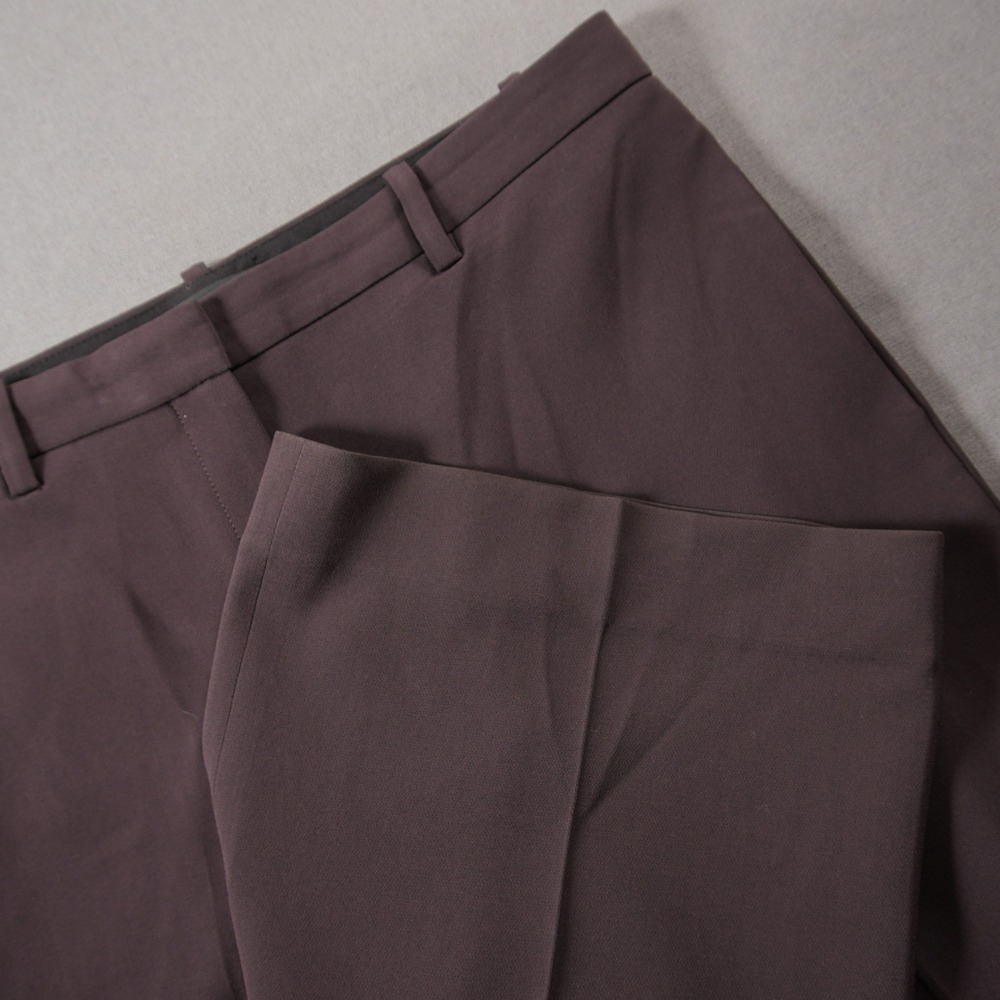 Theory Wide Leg Pleated Loose Triacetate Blend Women Trousers 8 Office Corporate